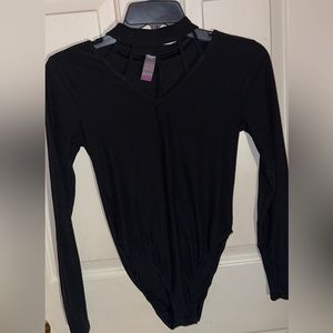 black bodysuit